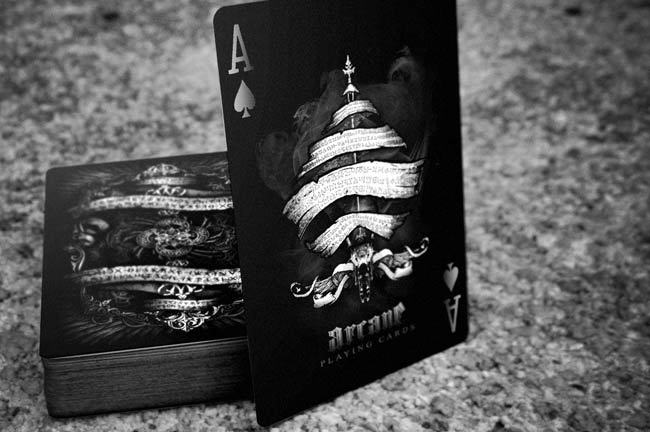 Black Arcane Playing Cards
