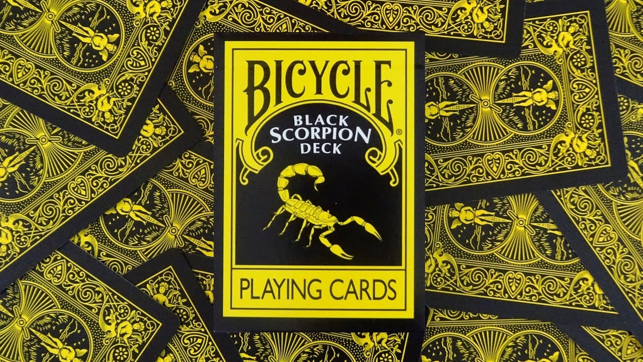 Bicycle Black Scorpion Deck