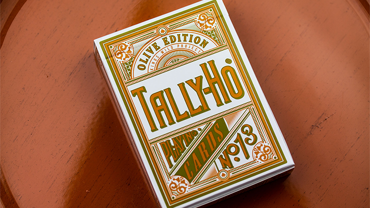 Olive Tally Ho Playing Cards