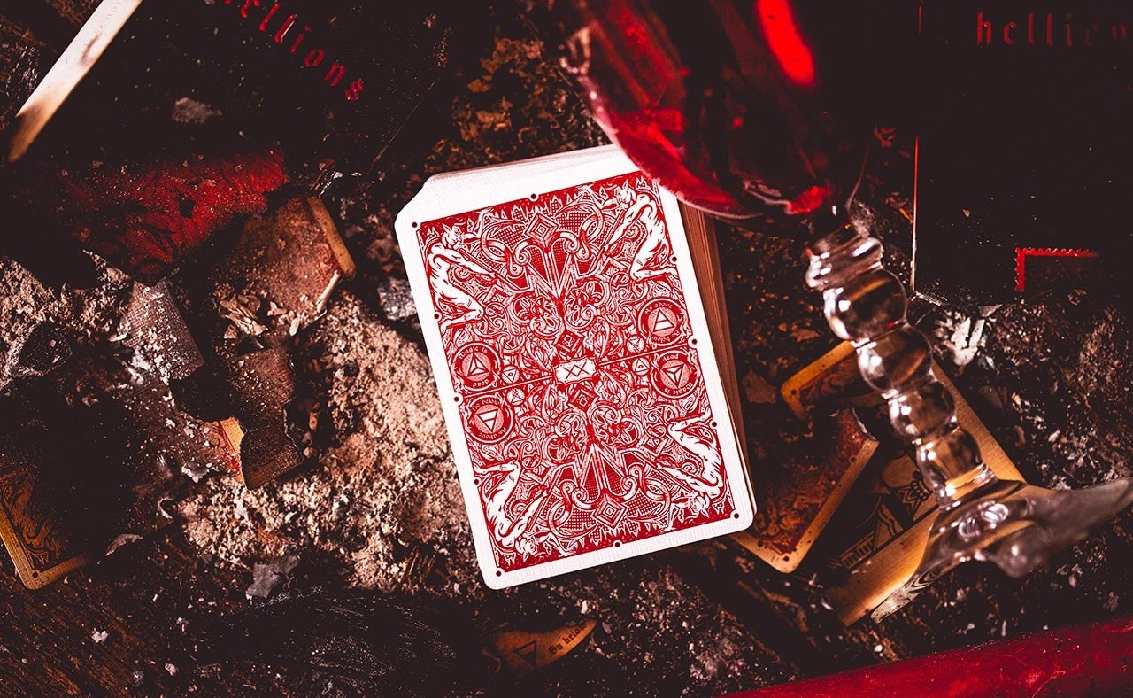 Red Hellions Playing Cards