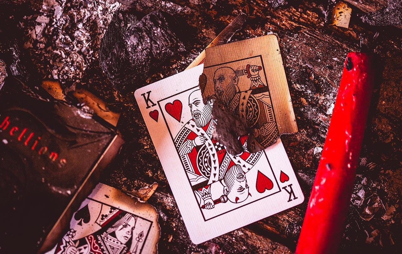 Red Hellions Playing Cards
