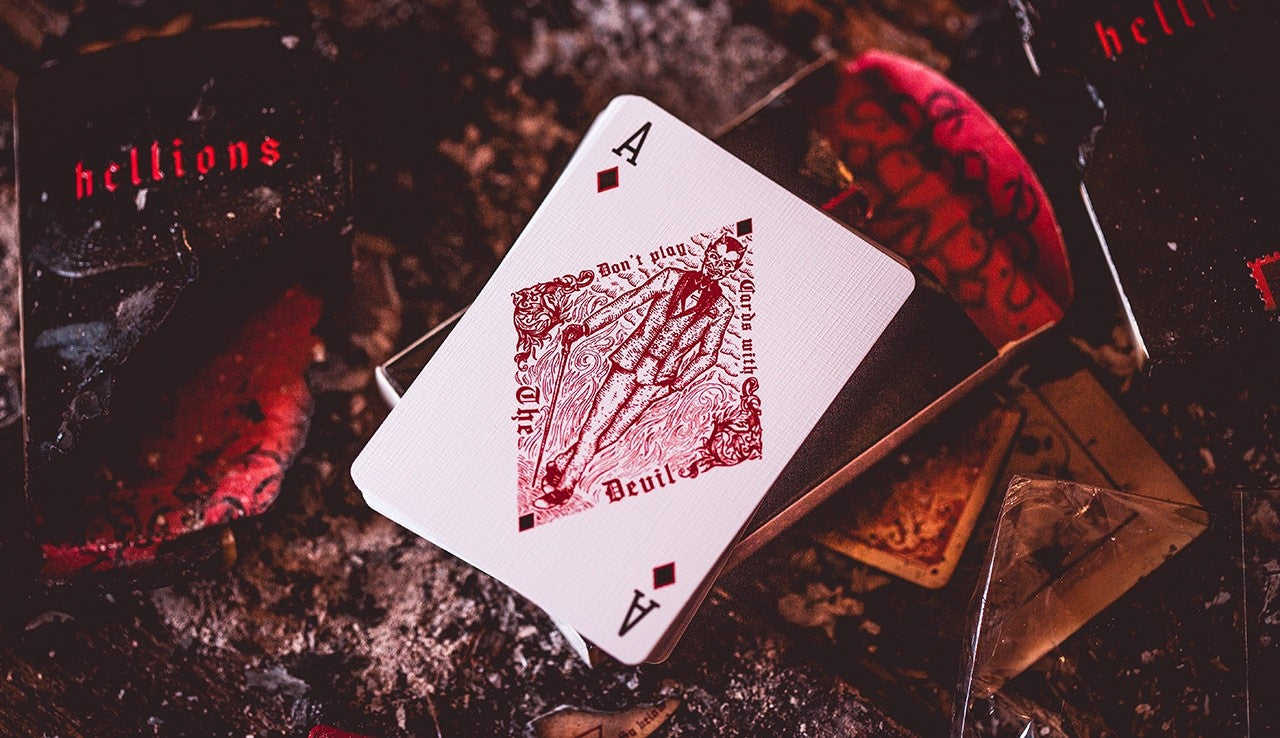 Red Hellions Playing Cards
