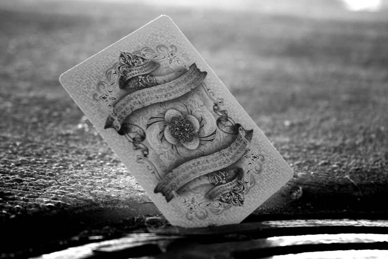 White Arcane Playing Cards