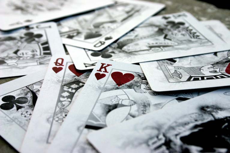 White Arcane Playing Cards