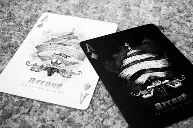 White Arcane Playing Cards