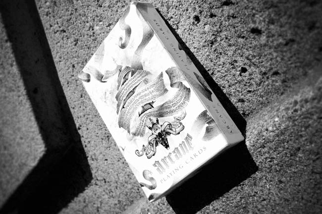 White Arcane Playing Cards