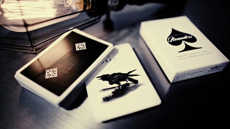 Black Rounders Playing Cards
