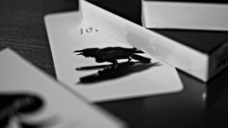 Black Rounders Playing Cards