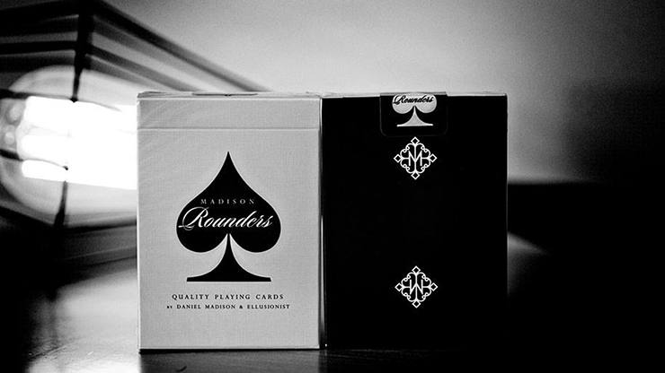 Black Rounders Playing Cards