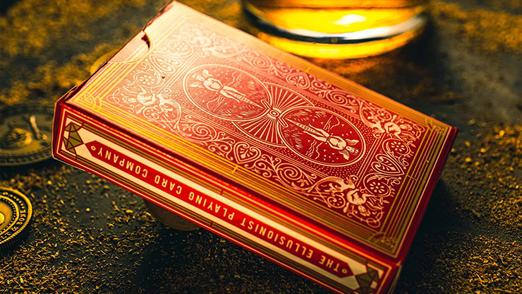 Red Legacy Masters Playing Cards