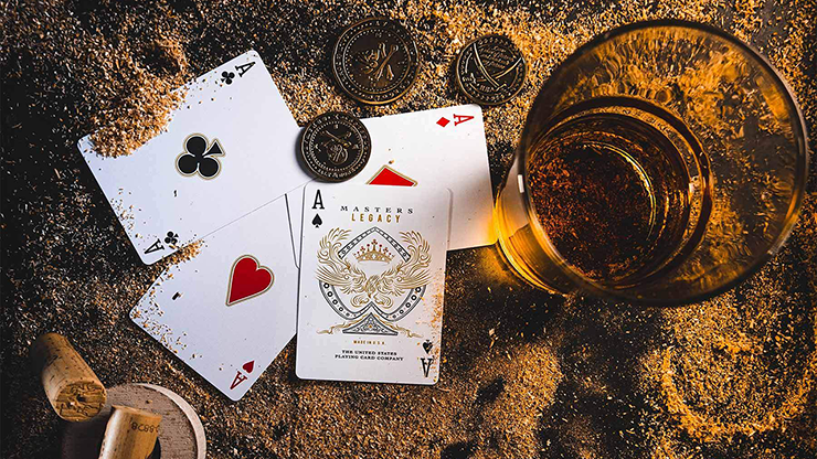 Red Legacy Masters Playing Cards