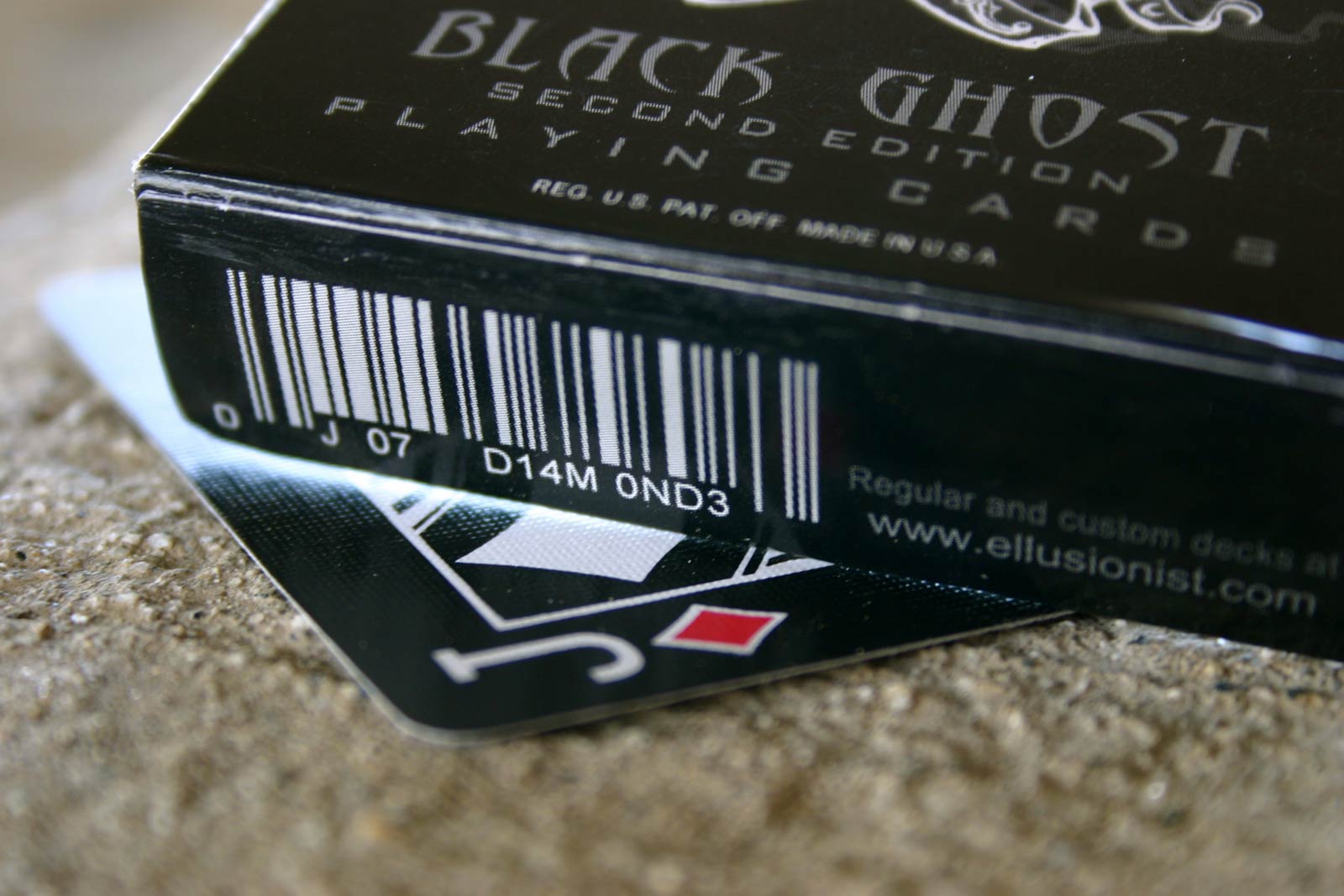 Black Ghost Playing Cards