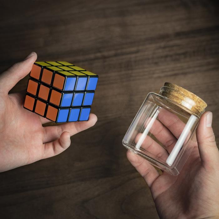 Cube in Bottle