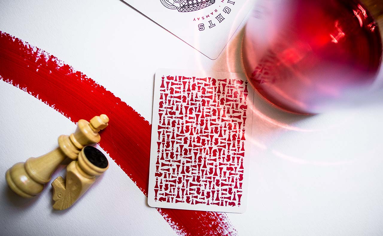 Knights Playing Cards