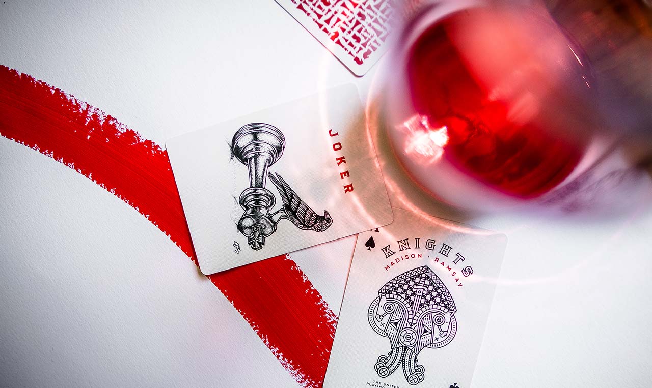Knights Playing Cards