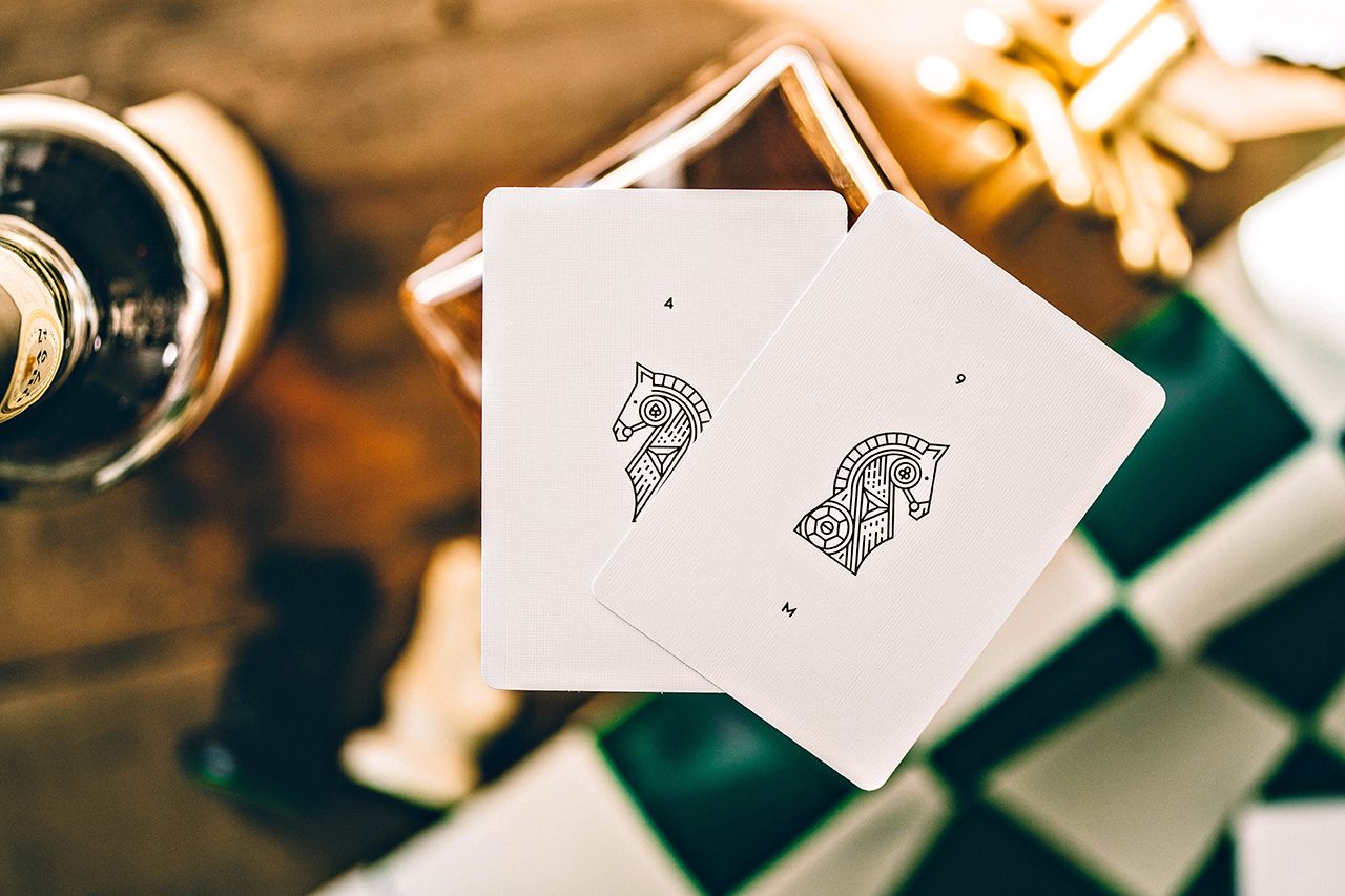Knights Playing Cards