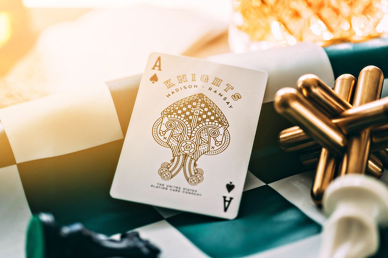 Knights Playing Cards