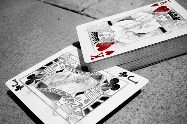 White Arcane Playing Cards