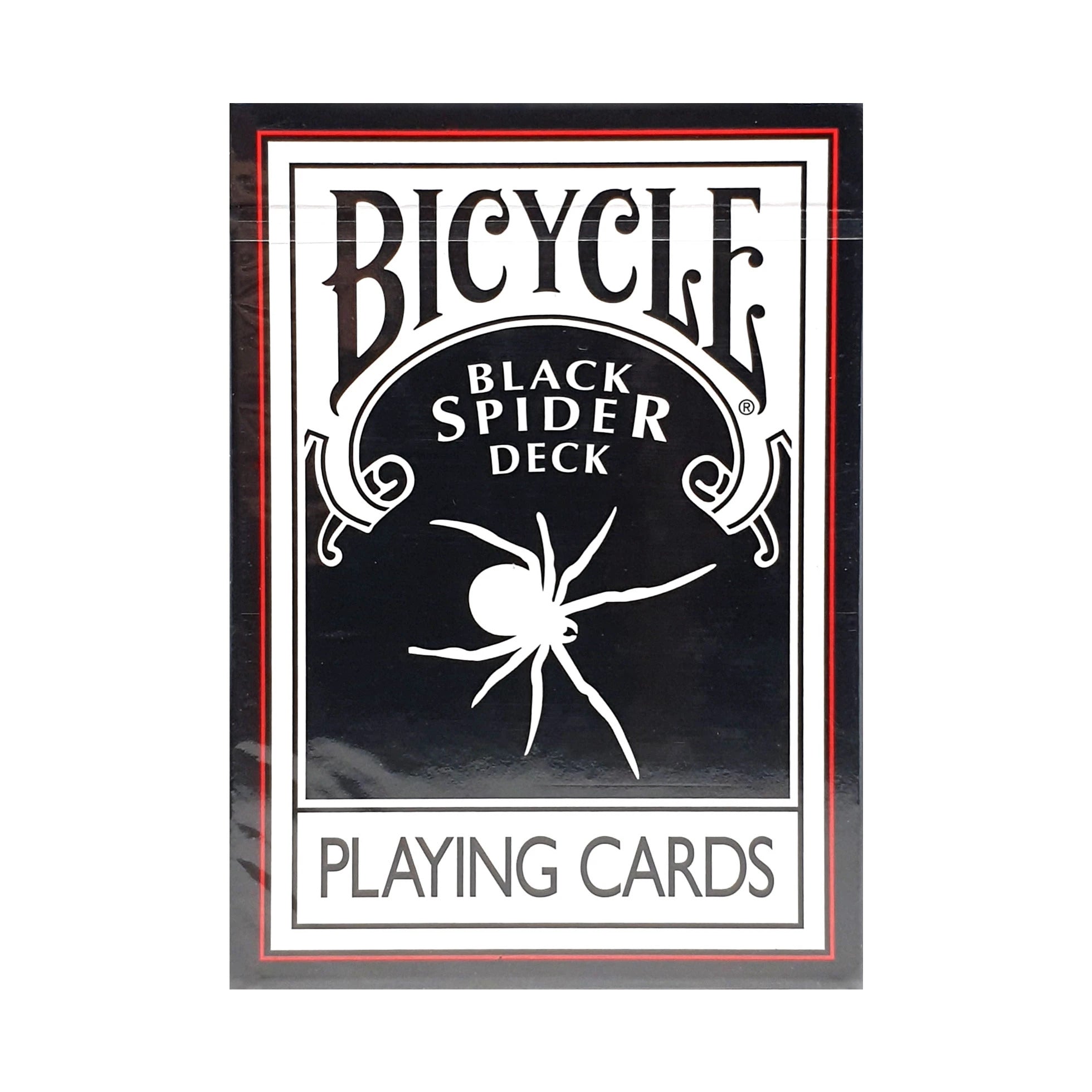 Bicycle Black Spider Deck